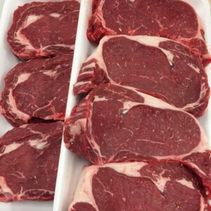 Bulk Frozen Beef Striploin Steaks – Boneless NY Strip Steaks for Sale