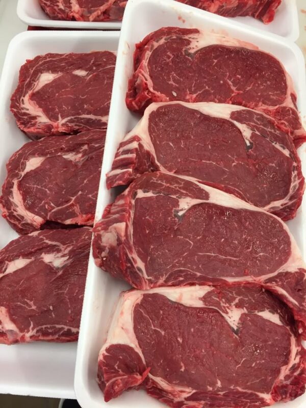 Bulk Frozen Beef Striploin Steaks – Boneless NY Strip Steaks for Sale